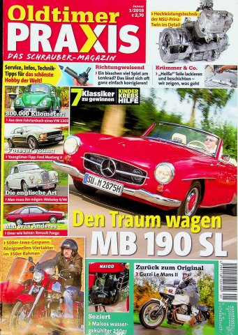 Deckblatt Oldtimer Praxis (01/2018)